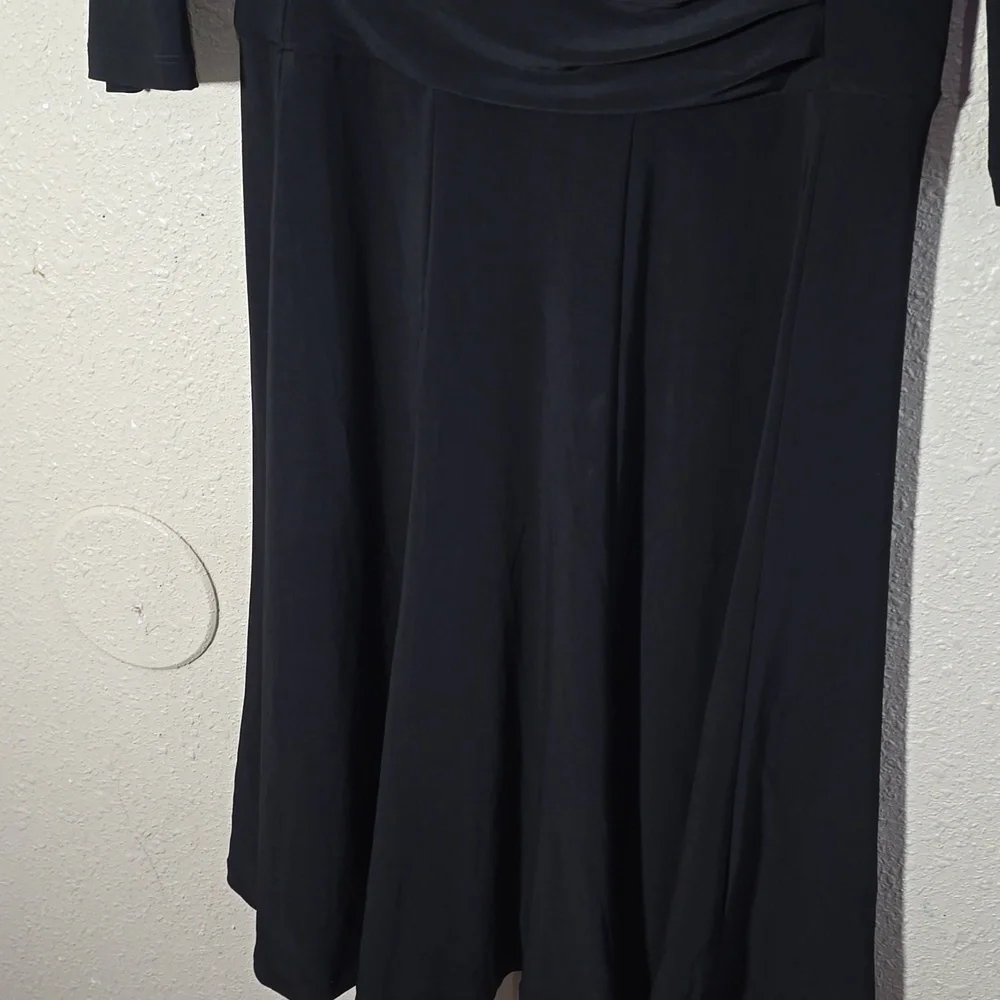 Rekucci Flared Black Women's Dress - Picture 3 of 8